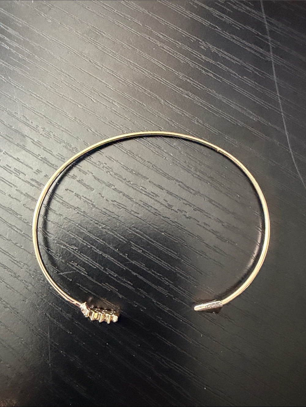 Delicate Gold Open Cuff Bracelet